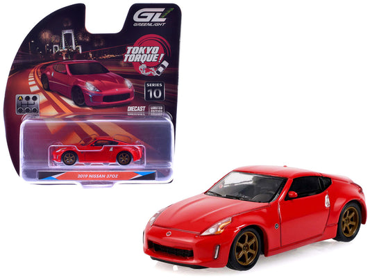 2019 Nissan 370Z Coupe Red "Tokyo Torque" Series 10 1/64 Diecast Model Car by Greenlight by Greenlight