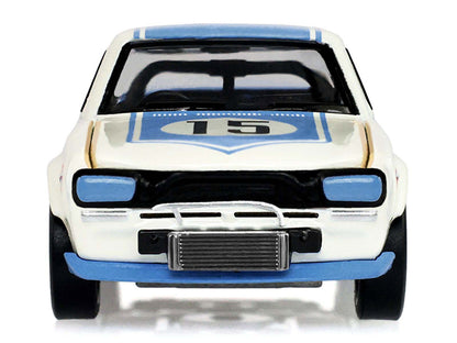 1972 Nissan Skyline 2000 GT-R (KPGC10) RHD (Right Hand Drive) #15 Kunimitsu Takahashi "50th Victory" White with Blue Stripe "Tokyo Torque" Series 10 1/64 Diecast Model Car by Greenlight by Greenlight