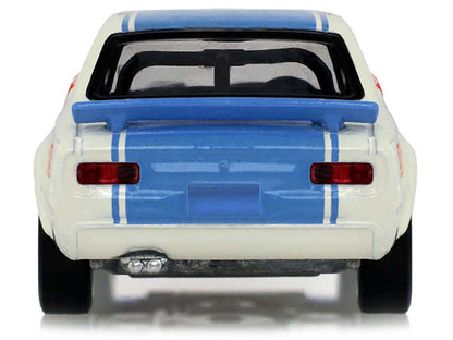 1972 Nissan Skyline 2000 GT-R (KPGC10) RHD (Right Hand Drive) #15 Kunimitsu Takahashi "50th Victory" White with Blue Stripe "Tokyo Torque" Series 10 1/64 Diecast Model Car by Greenlight by Greenlight