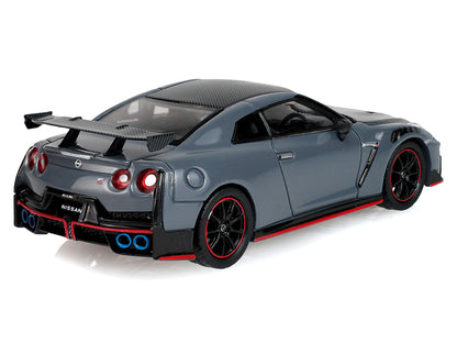 2024 Nissan GT-R (R35) NISMO RHD (Right Hand Drive) Stealth Gray with Carbon Top and Hood "Tokyo Torque" Series 10 1/64 Diecast Model Car by Greenlight by Greenlight