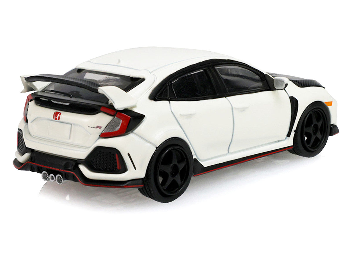 2018 Honda Civic Type-R (FK8) RHD (Right Hand Drive) Championship White with Carbon Hood "Tokyo Torque" Series 10 1/64 Diecast Model Car by Greenlight by Greenlight