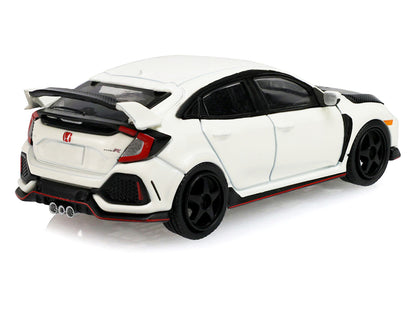 2018 Honda Civic Type-R (FK8) RHD (Right Hand Drive) Championship White with Carbon Hood "Tokyo Torque" Series 10 1/64 Diecast Model Car by Greenlight by Greenlight