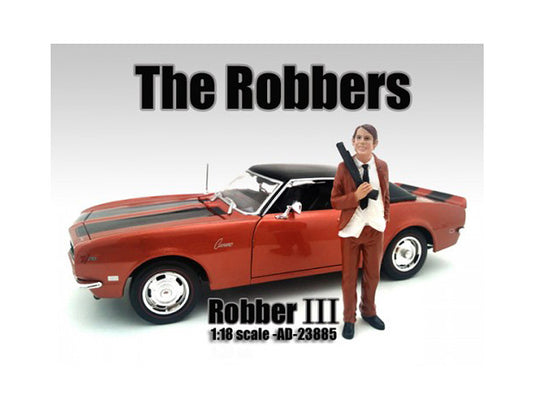 "The Robbers" Robber III Figure For 1:18 Scale Models by American Diorama by American Diorama