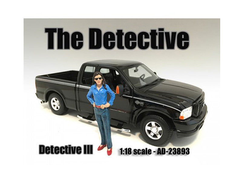 "The Detective #3" Figure For 1:18 Scale Models by American Diorama by American Diorama