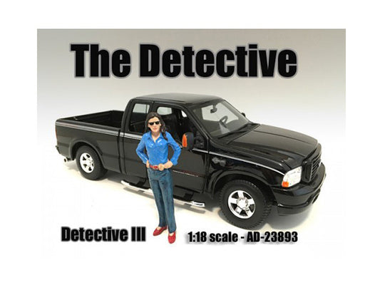 "The Detective #3" Figure For 1:18 Scale Models by American Diorama by American Diorama