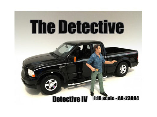"The Detective #4" Figure For 1:18 Scale Models by American Diorama by American Diorama