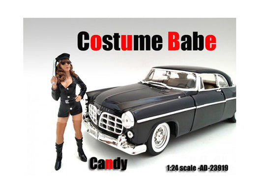 Costume Babe Candy Figure For 1:24 Scale Models by American Diorama by American Diorama