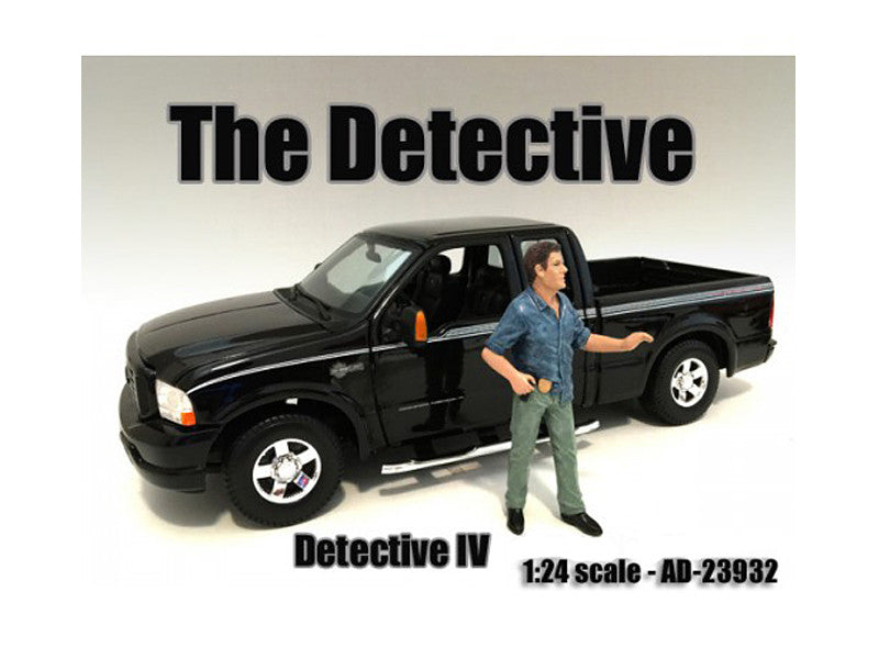 "The Detective #4" Figure For 1:24 Scale Models by American Diorama by American Diorama