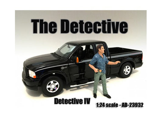 "The Detective #4" Figure For 1:24 Scale Models by American Diorama by American Diorama