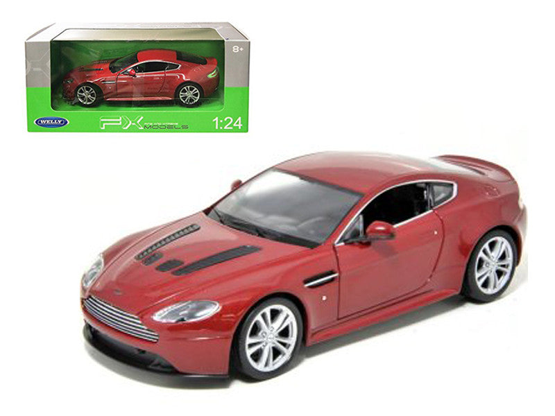 2010 Aston Martin V12 Vantage Red 1/24 Diecast Model Car by Welly by Welly