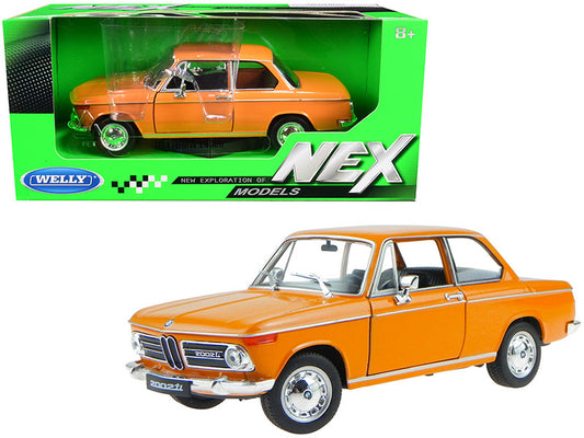 BMW 2002ti Orange 1/24 Diecast Model Car by Welly by Welly