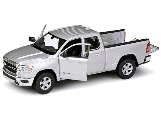 2019 RAM 1500 Pickup Truck Silver Metallic "NEX Models" Series 1/27 Diecast Model Car by Welly by Welly