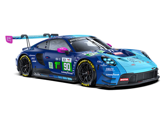 Porsche 911 GT3 R (992) #90 Antares Au - Klaus Bachler - Loek Hartog "Manthey" "24 Hours of Le Mans" (2024) 1/64 Diecast Model Car by Trends Hobby by Trends Hobby
