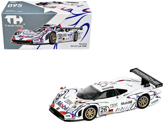 Porsche 911 GT1 #26 Allan McNish - Stephane Ortelli - Laurent Aiello "Porsche AG" Winner "24 Hours of Le Mans" (1998) 1/64 Diecast Model Car by Trends Hobby by Trends Hobby