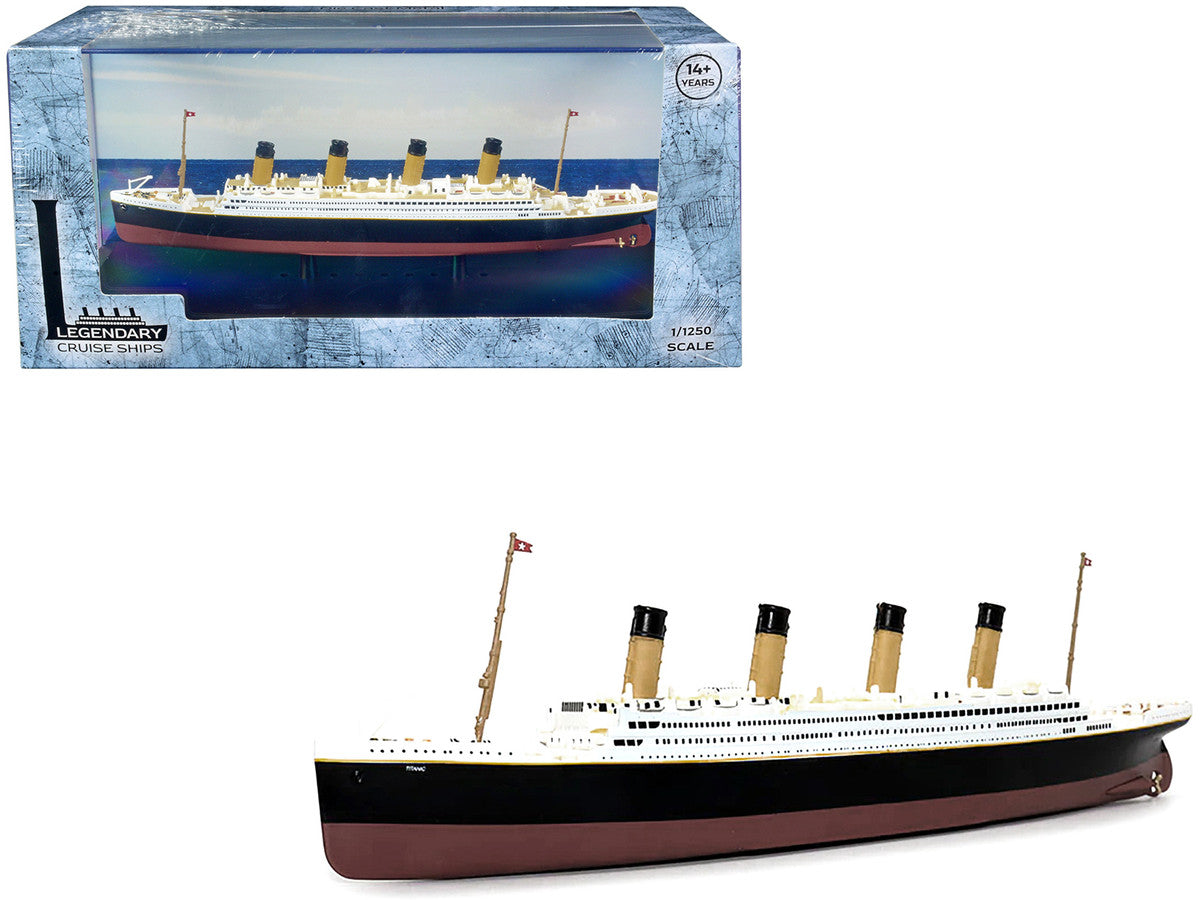 RMS Titanic Passenger Ship 1/1250 Diecast Model by Legendary Cruise Ships by Legendary Cruise Ships