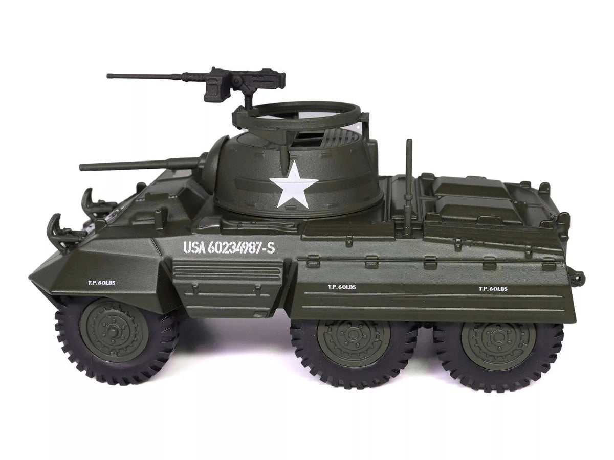 M8 Light Armored Car Olive Drab "United States Army" 1/43 Diecast Model by Militaria Die Cast by Militaria Die Cast