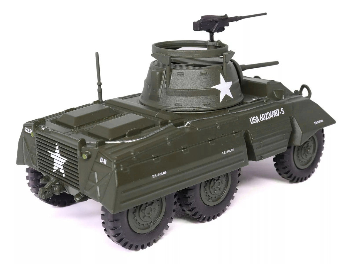 M8 Light Armored Car Olive Drab "United States Army" 1/43 Diecast Model by Militaria Die Cast by Militaria Die Cast