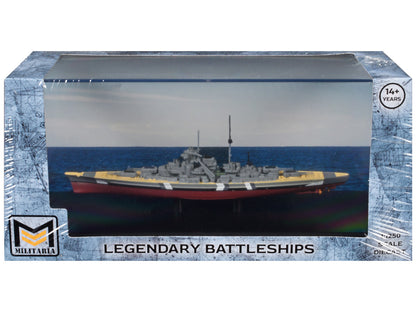 Bismarck Battleship "German Navy" (1941) "Legendary Battleships" Series 1/1250 Diecast Model by Militaria Die Cast by Militaria Die Cast