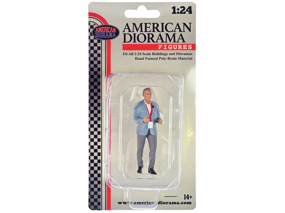 "On-Air" Figure 2 for 1/24 Scale Models by American Diorama by American Diorama