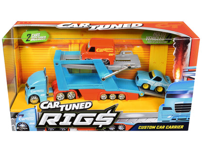 "Rigs Car Hauler" Series #2 Set of 3 pieces Diecast Model Cars by CarTuned by Car Tuned