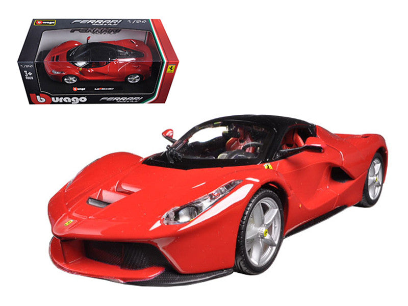 Ferrari LaFerrari F70 Red with Black Top 1/24 Diecast Model Car by Bburago by Bburago