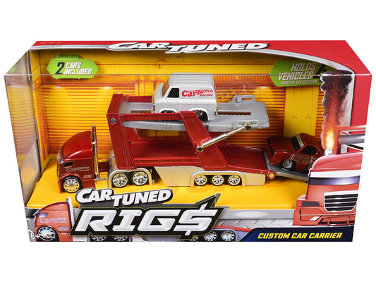 "Rigs Car Hauler" Series #2B Set of 3 pieces Diecast Model Cars by CarTuned by Car Tuned