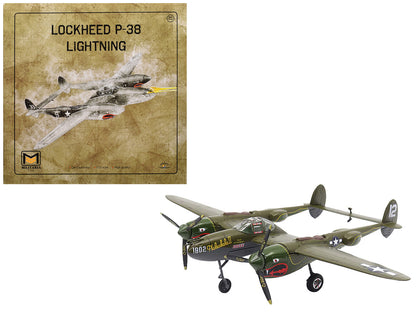 Lockheed P-38 Lightning Fighter Aircraft "Haleakala II 80th FG 459th FS Twin Dragons" (1944) United States Army Air Forces 1/72 Diecast Model by Militaria Die Cast by Militaria Die Cast