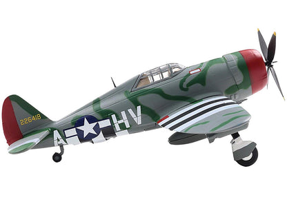 Republic P-47 Thunderbolt Fighter Aircraft "Lt. Col. Francis S. "Gabby" Gabreski" United States Army Air Forces 1/72 Diecast Model by Militaria Die Cast by Militaria Die Cast