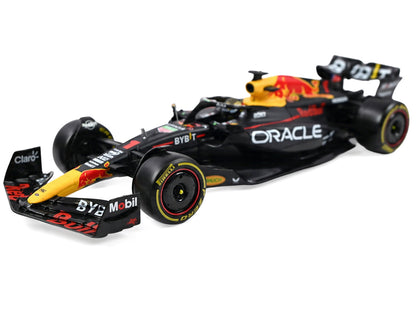 Red Bull Racing RB19 #1 Max Verstappen "Oracle" Winner Formula One F1 Championship "Drivers' Champion" (2023) with Display Case 1/24 Diecast Model Car by Bburago by Bburago