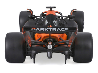 McLaren MCL38 #81 Oscar Piastri "OKX" Formula One F1 "Miami GP" (2024) with Display Case 1/24 Diecast Model Car by Bburago by Bburago