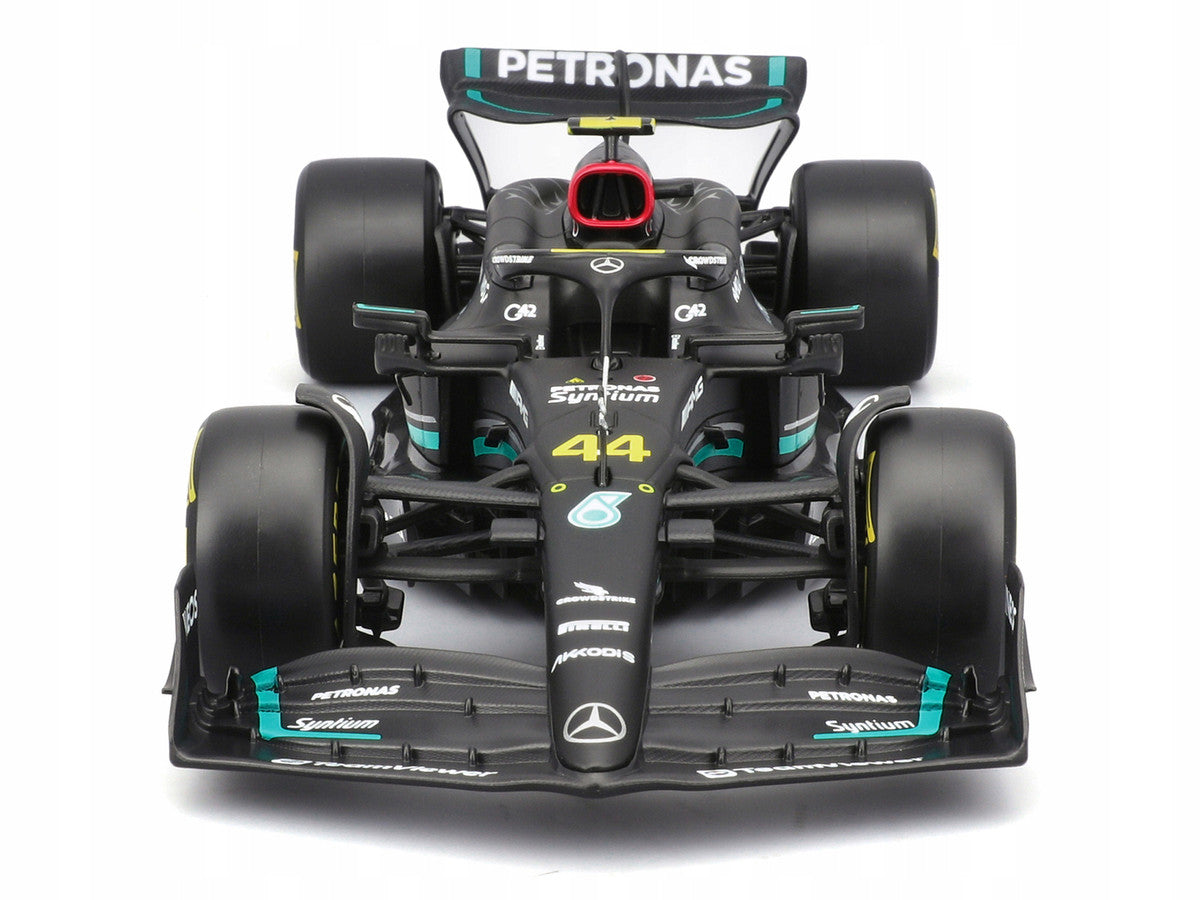 Mercedes-AMG F1 W14 E Performance #44 Lewis Hamilton "Petronas" Formula One F1 "World Championship" (2023) with Driver Figure "Race" Series 1/24 Diecast Model Car by Bburago by Bburago