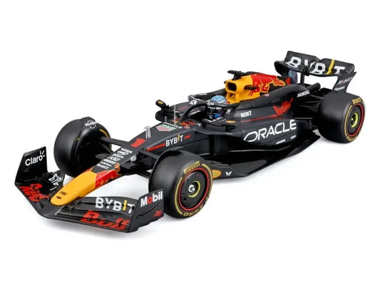 Red Bull Racing RB20 #1 Max Verstappen "Oracle" Winner Formula One F1 Championship "Drivers' Champion" (2024) with Display Case 1/24 Diecast Model Car by Bburago by Bburago