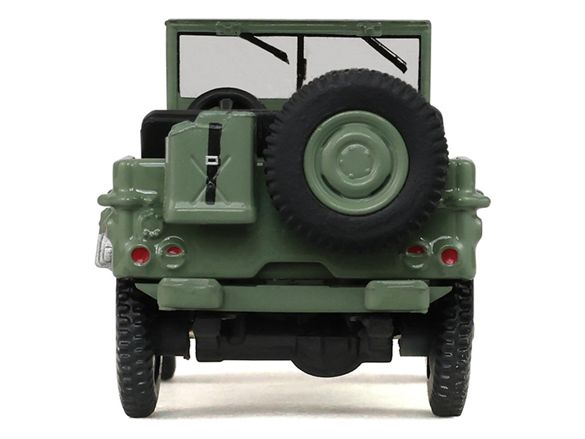1942 Willy’s MB Jeep Olive Green "America 250 Edition" "Anniversary Collection" Series 18 1/64 Diecast Model Car by Greenlight by Greenlight