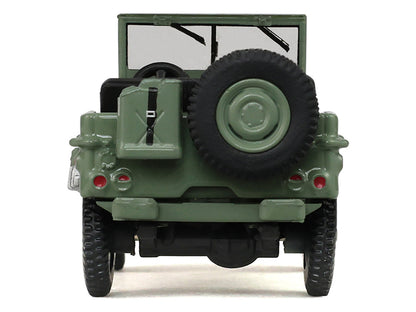 1942 Willy’s MB Jeep Olive Green "America 250 Edition" "Anniversary Collection" Series 18 1/64 Diecast Model Car by Greenlight by Greenlight
