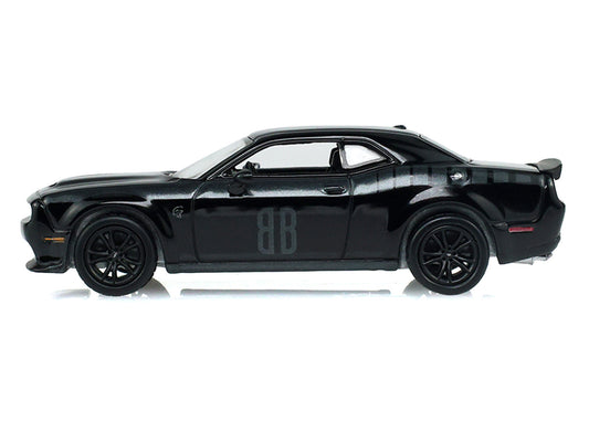 2017 Dodge Challenger SRT Hellcat Widebody Black "Black Bandit" Series 31 1/64 Diecast Model Car by Greenlight by Greenlight