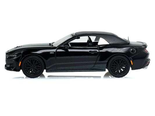 2024 Ford Mustang GT Convertible Black "Black Bandit" Series 31 1/64 Diecast Model Car by Greenlight by Greenlight