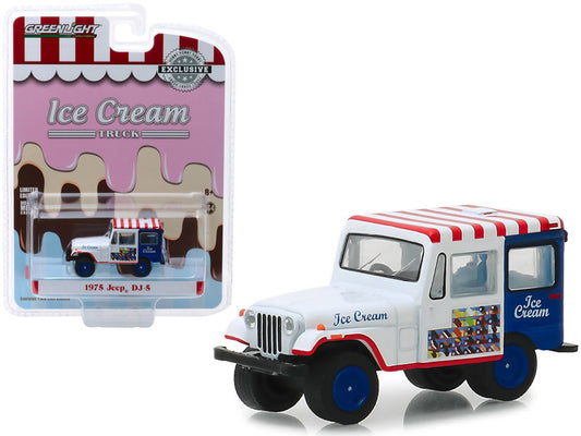 1975 Jeep DJ-5 Ice Cream Truck "Hobby Exclusive" 1/64 Diecast Model Car by Greenlight by Greenlight