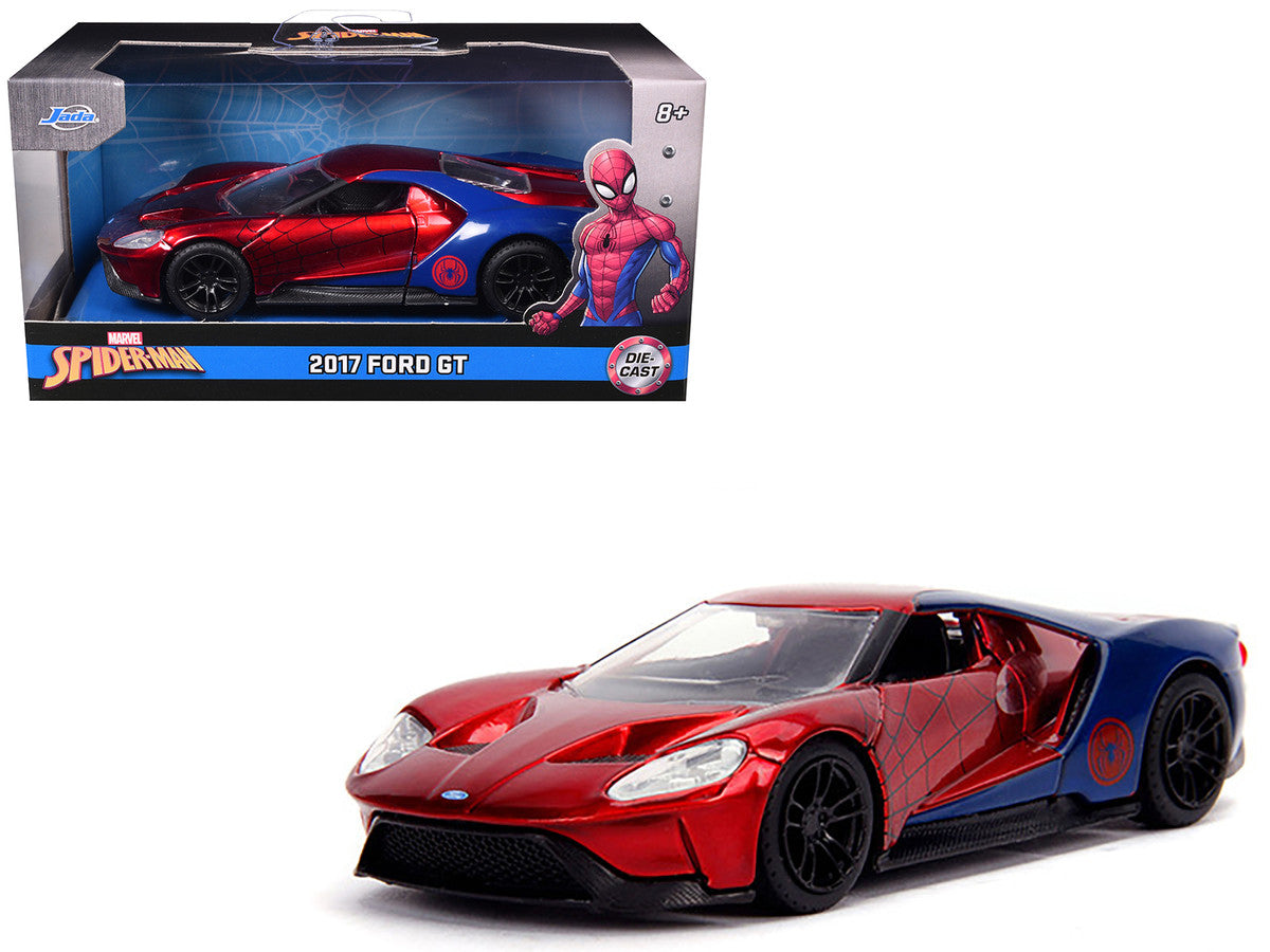 2017 Ford GT "Spider-Man" Theme "Marvel" Series 1/32 Diecast Model Car by Jada by Jada