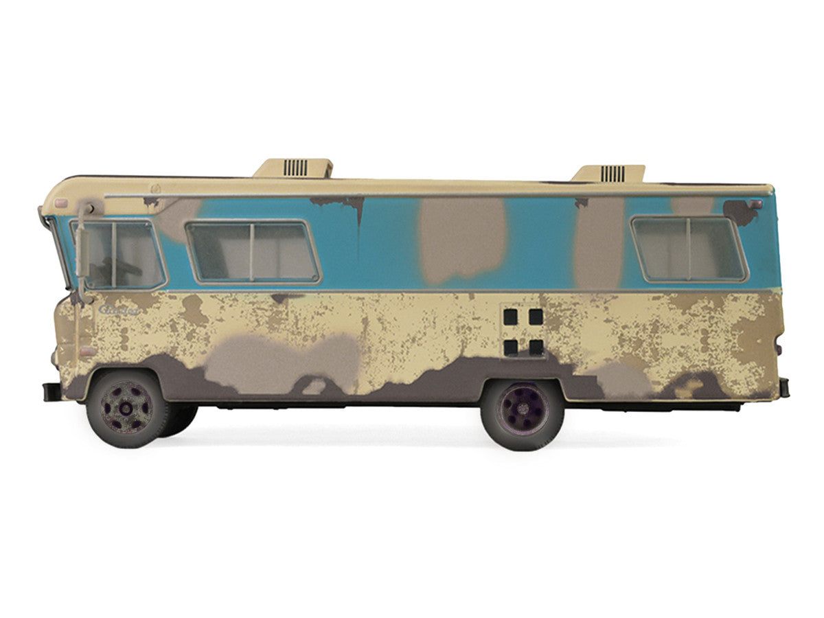 1972 Condor II RV (Recreational Vehicle) "Going on Vacation" Evergreen (Weathered) "Hobby Exclusive" Series 1/64 Diecast Model Car by Greenlight by Greenlight