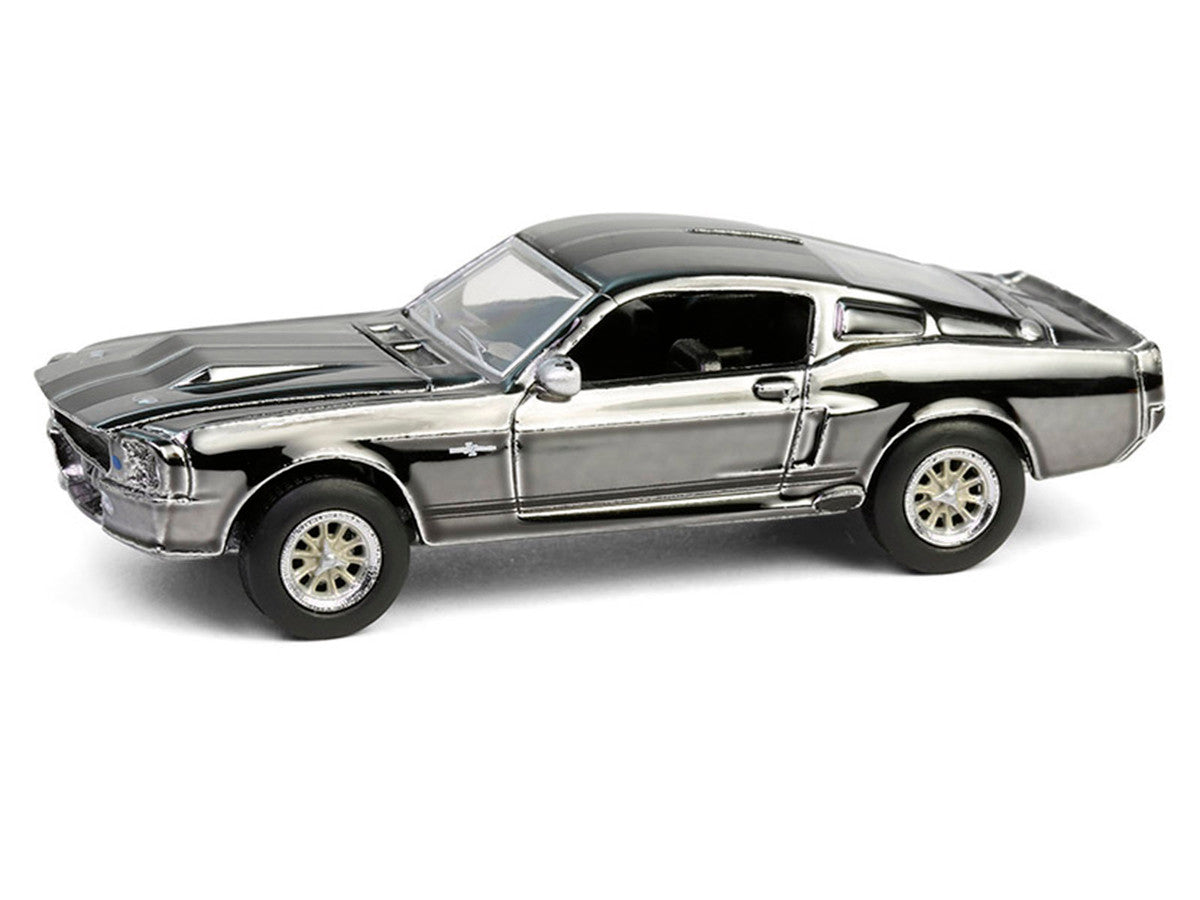 1967 Ford Mustang "Eleanor" Silver Chrome Edition "Gone in Sixty Seconds" (2000) Movie "Hobby Exclusive" Series 1/64 Diecast Model Car by Greenlight by Greenlight