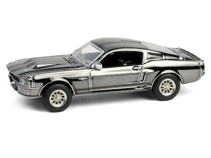 1967 Ford Mustang "Eleanor" Silver Chrome Edition "Gone in Sixty Seconds" (2000) Movie "Hobby Exclusive" Series 1/64 Diecast Model Car by Greenlight by Greenlight