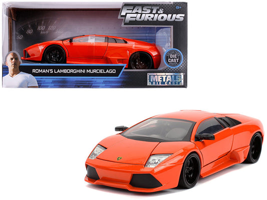 Roman's Lamborghini Murcielago Orange "Fast & Furious" Movie 1/24 Diecast Model Car by Jada by Jada