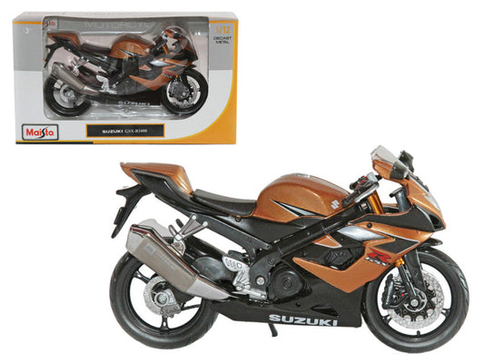 Suzuki GSX R1000 Bronze 1/12 Diecast Motorcycle Model by Maisto by Maisto