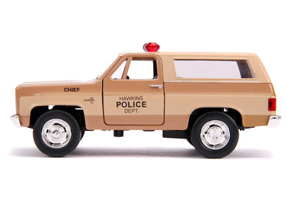 Hopper's Chevrolet Blazer "Hawkins Police Dept." "Stranger Things" (2016) TV Series "Hollywood Rides" 1/32 Diecast Model Car by Jada by Jada