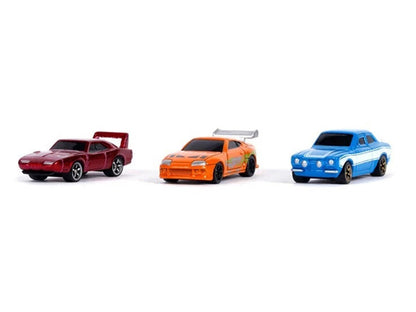 "Fast & Furious 25th Anniversary" 3 piece Set #2 "Nano Hollywood Rides" Diecast Model Cars by Jada by Jada