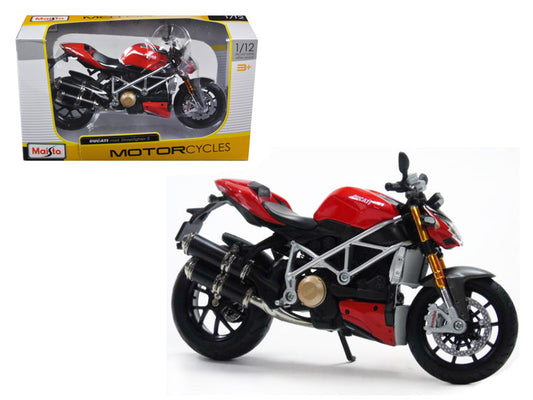 Ducati Mod Streetfighter S Red 1/12 Diecast Motorcycle Model by Maisto by Maisto