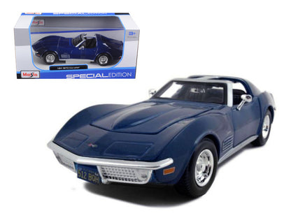 1970 Chevrolet Corvette Blue 1/24 Diecast Model Car by Maisto by Maisto