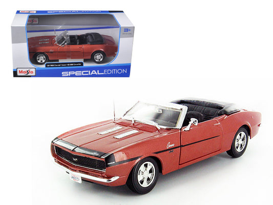1968 Chevrolet Camaro SS 396 Convertible Bronze 1/24 Diecast Model Car by Maisto by Maisto