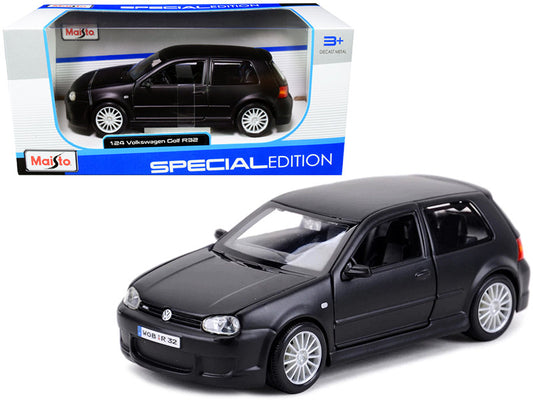 Volkswagen Golf R32 Matt Black "Special Edition" Series 1/24 Diecast Model Car by Maisto by Maisto