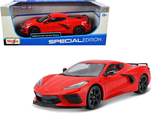 2020 Chevrolet Corvette Stingray C8 Red 1/18 Diecast Model Car by Maisto by Maisto